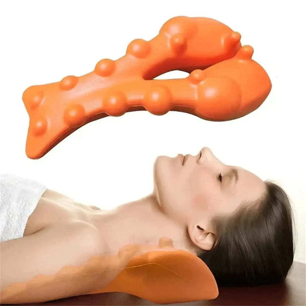 Masajeador Cervical de Tracción para Cuello y Hombros