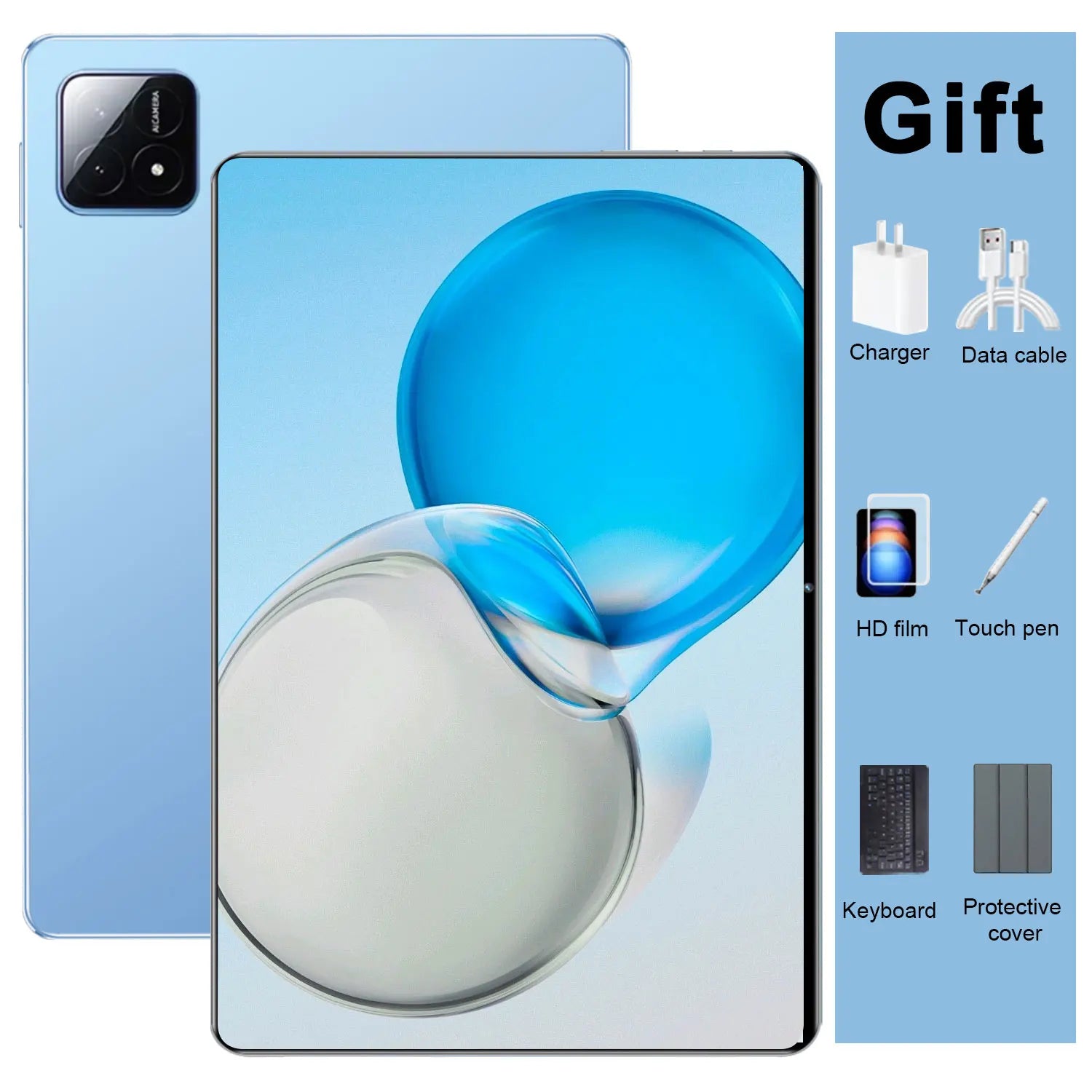 5G New Tablets 10.36Inch Tablet Android 16GB RAM 1TB ROM Dual Camera 16MP+32MP Android 13.0 20000mAh 10 core Dual SIM Card Bluetooth WiFi Betwork GPS WPS Type-C
