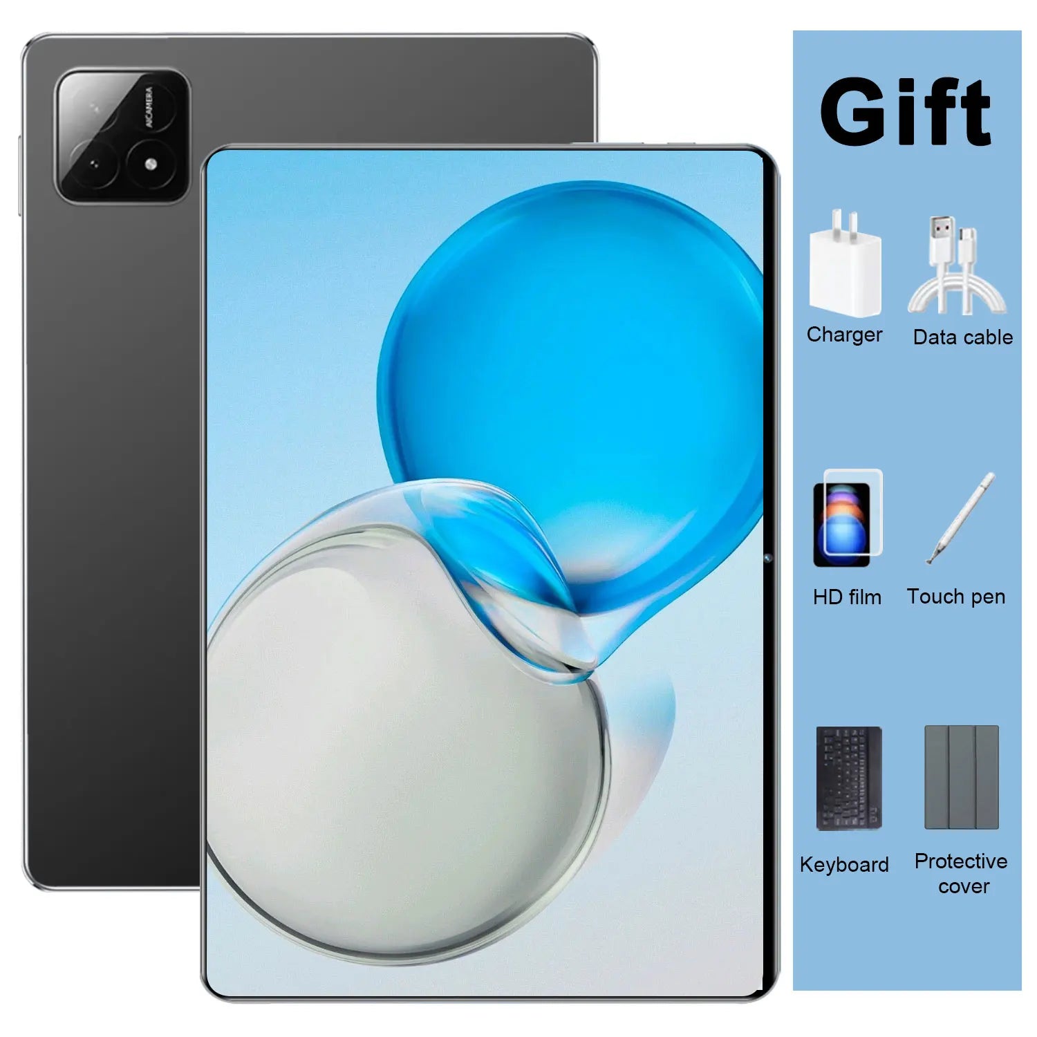 5G New Tablets 10.36Inch Tablet Android 16GB RAM 1TB ROM Dual Camera 16MP+32MP Android 13.0 20000mAh 10 core Dual SIM Card Bluetooth WiFi Betwork GPS WPS Type-C