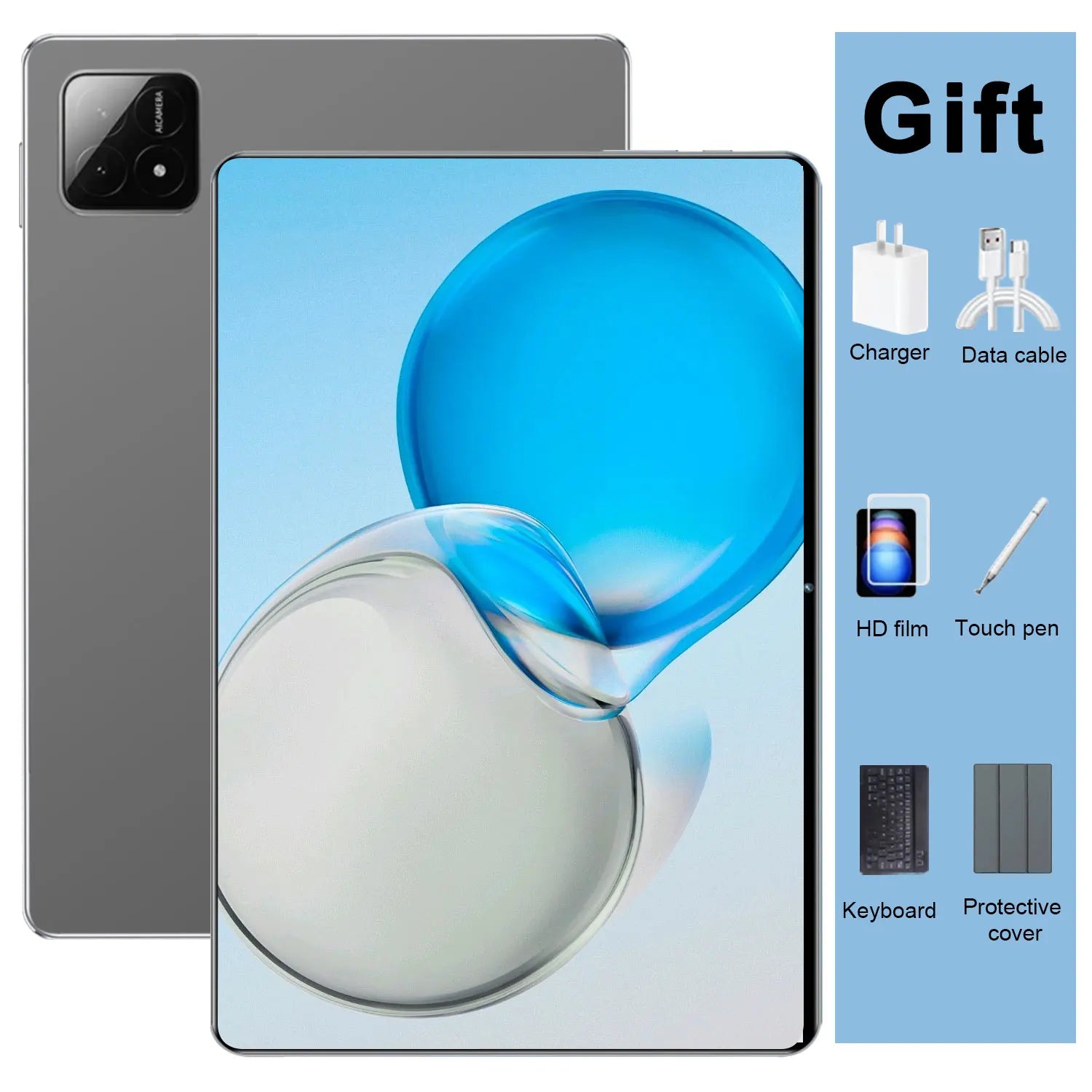 5G New Tablets 10.36Inch Tablet Android 16GB RAM 1TB ROM Dual Camera 16MP+32MP Android 13.0 20000mAh 10 core Dual SIM Card Bluetooth WiFi Betwork GPS WPS Type-C