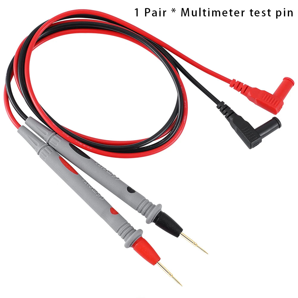 1 Pair 1000V 10A Multimeter Needle Tip Probe for Universal Digital Multi Meter Test Leads Pin Wire Pen Cable Electrical Tool
