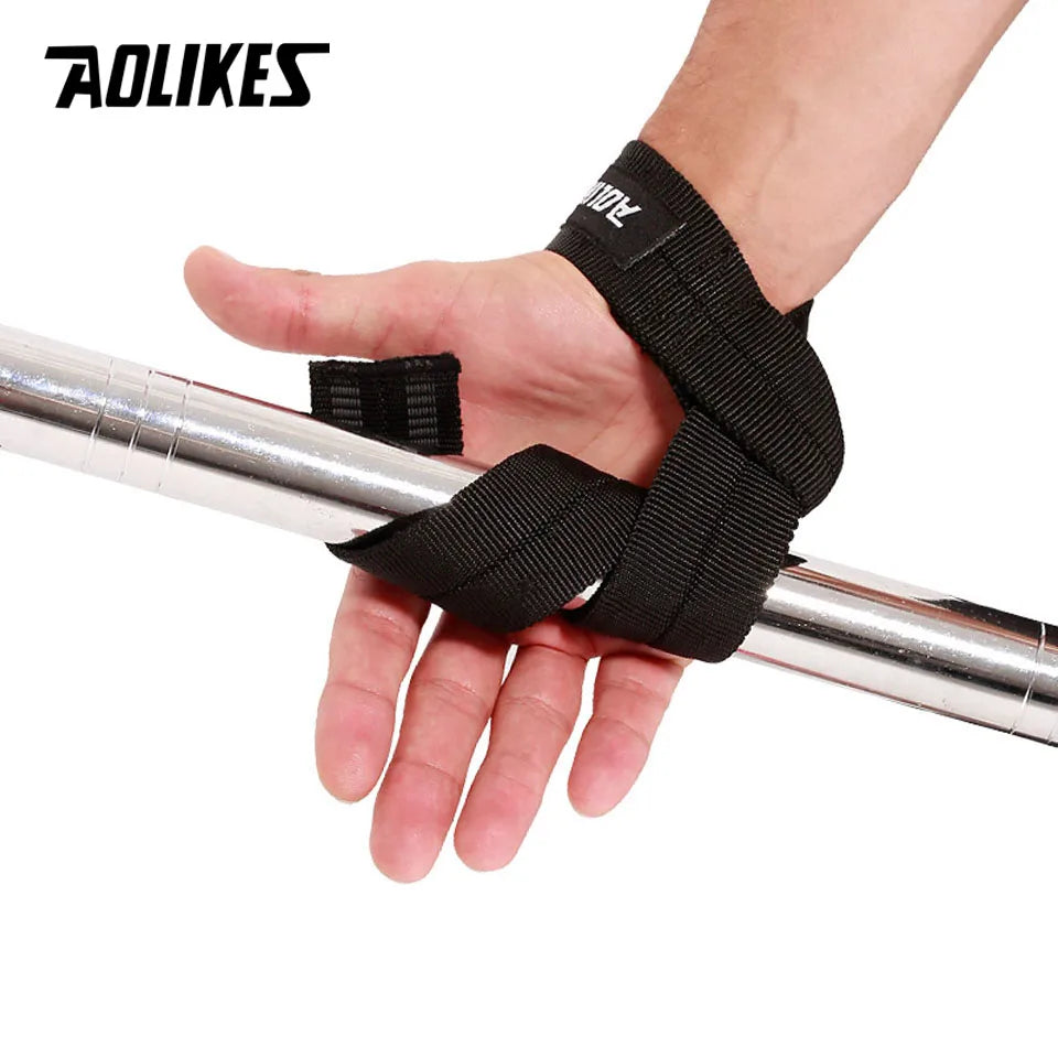 AOLIKES 1 Pair Gym Sport Wrist Bands Fitness Dumbbells Training Wristbands Wrist Straps Wraps Support With Hand Power Bands