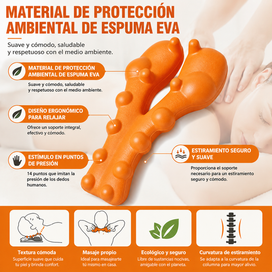 Masajeador Cervical de Tracción para Cuello y Hombros