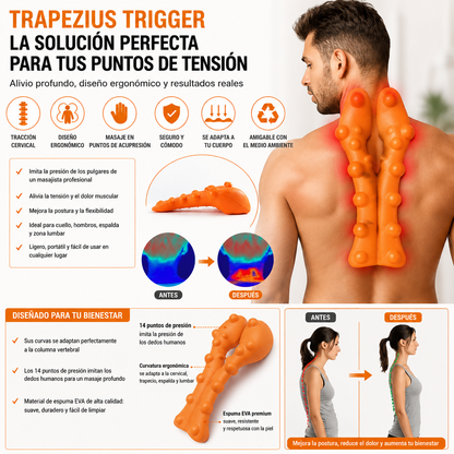 Masajeador Cervical de Tracción para Cuello y Hombros