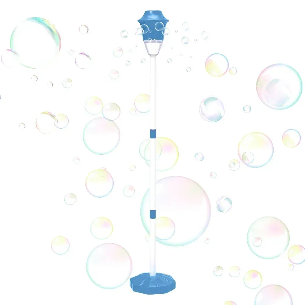 Stand Bubble Machine with Lights&music for Outdoor Soap Bubble Blower Suitable for Water Sport Wedding Party Decor Bubble
