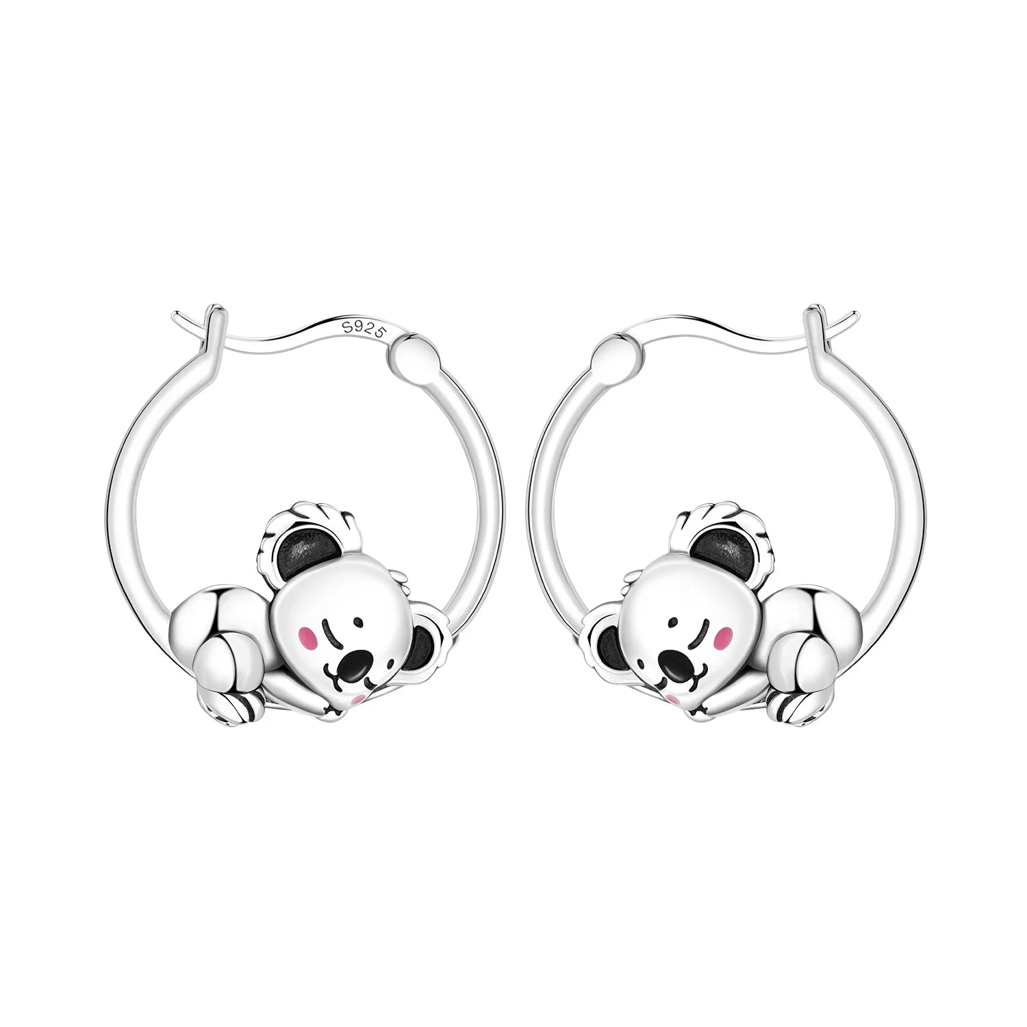 Cycuff Original 925 Sterling Silver Blue Green Chameleon Earrings Women Hoop Earring Anniversary Jewelry Trendy Gifts