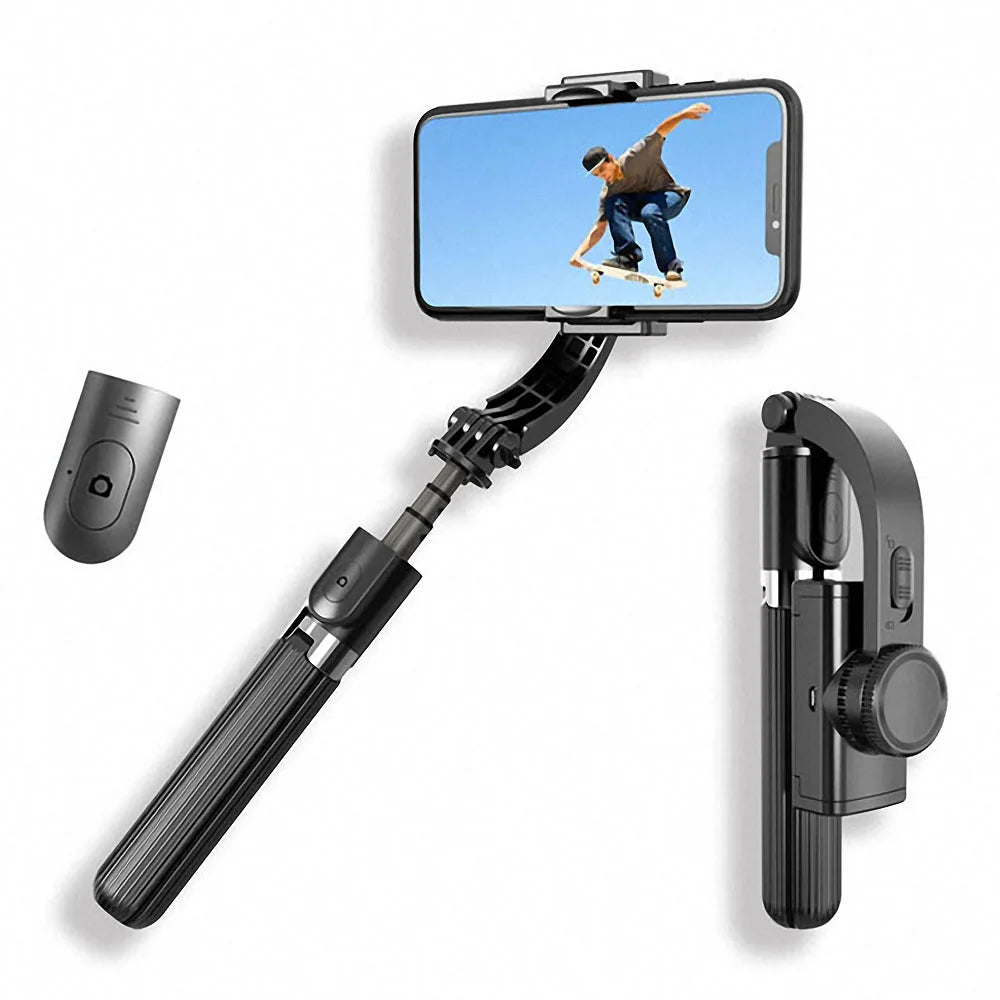 Customizable Mobile Phone Wireless Bluetooth Selfie Stick Tripod Anti-shake Handheld Balance Stabilizer