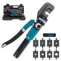 Household Hydraulic Plier 4-70m²,Pressure 10 T Crimping Tool DIY Cable Wiring Crimping Kit with 4/6/8/10/16/25/35/50/70mm² Mold