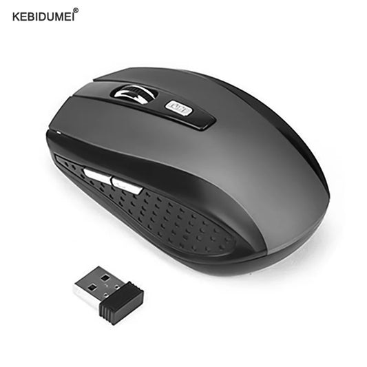 Mouse Inalámbrico 2.4G – 6 Botones, DPI Ajustable y Retroiluminación