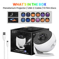 PRO Upgrade HD Galaxy Projector , Timer Funtion Adjustable Focal Length Planetarium 13 IN 1 Night Light for Bedroom Gift