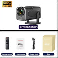 New HY320 8000Lumens Portable Proyector Android Mini Projector 4K Auto Focus Keystone Full HD 720P Home Theater Double WiFi6