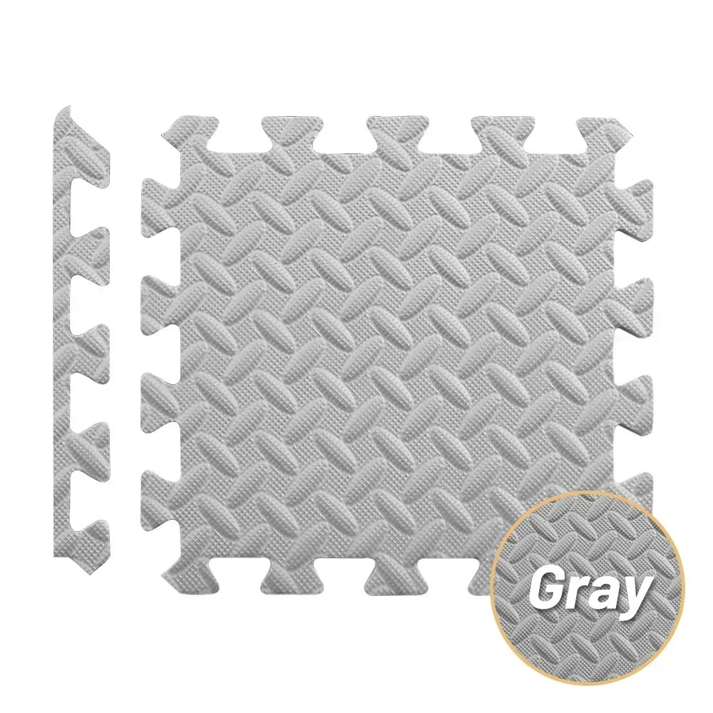 4-20Pcs Puzzle Fitness Mat Eva Interlocking Foam Floor Tiles for Home Gym Home Gym Equipment Mat Non-Slip Floor Mat for Kids
