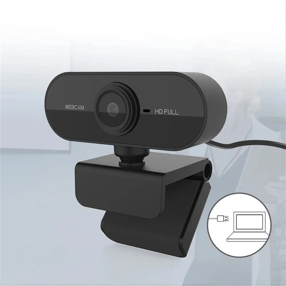 Cámara Web HD 2K 1080P 720P 480P para ordenador portátil de escritorio Mini cámara Web USB con micrófonos cubierta de cámara Web para YouTube Skype