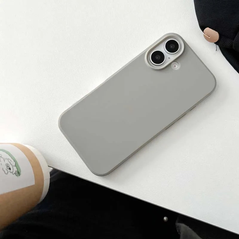 Luxury Candy Color Soft Cases for IPhone 15 14 16 13 Pro Max 16plus 16Pro Bumper Shockproof TPU Silicone Back Cover Caque