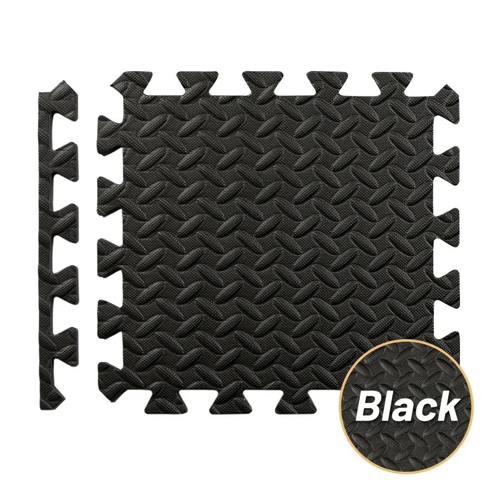 4-20Pcs Puzzle Fitness Mat Eva Interlocking Foam Floor Tiles for Home Gym Home Gym Equipment Mat Non-Slip Floor Mat for Kids