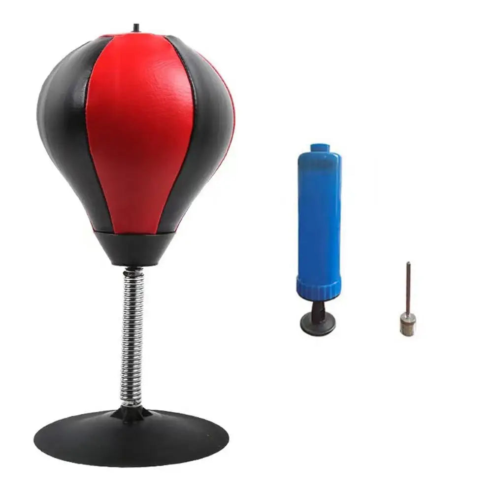 Desktop Punching Bag Super Strong Suction Boxing Speed Ball Stress Buster For Office Table Fun Gift For Friends Coworker Adult