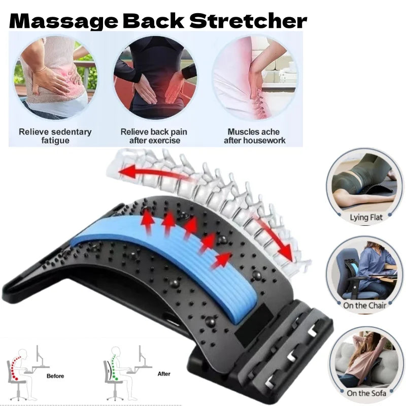 Masajeador de Espalda con Soporte Lumbar