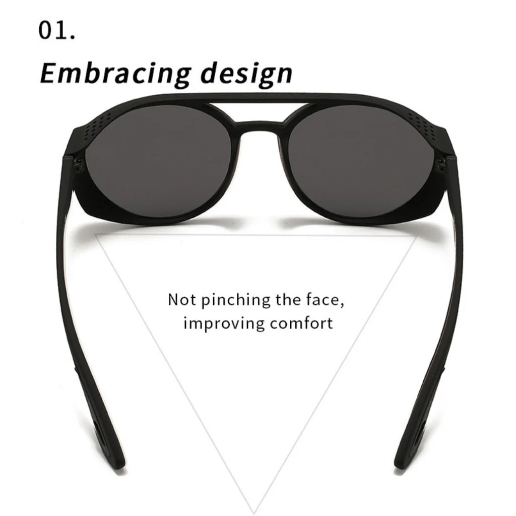 Polarized Sunglasses for Men Women Sun Glasses with Side Shields UV400 Protection Mirrored Lens Outdoor Sport Cycling Glasses