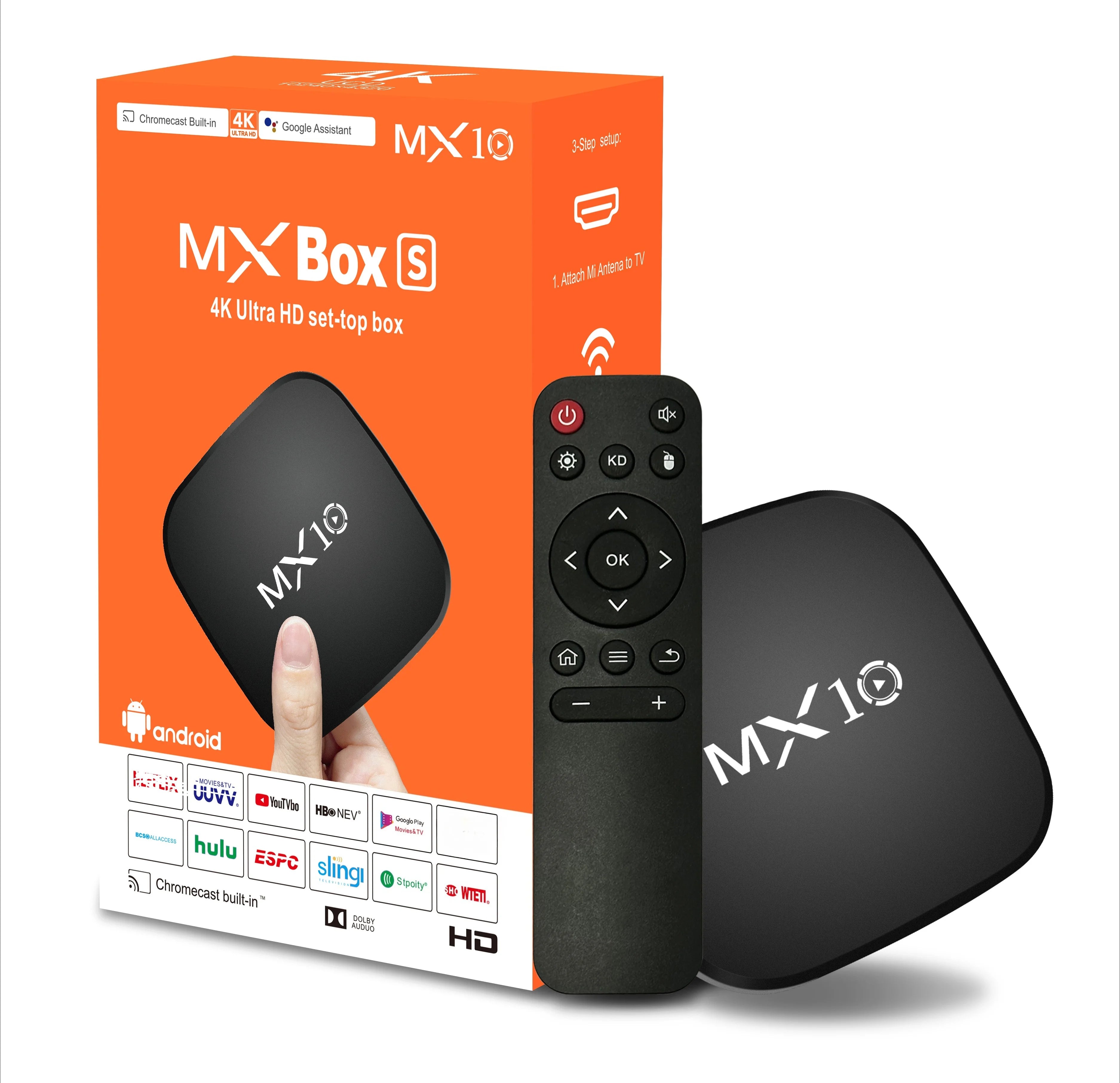 MX10 Android 143TV Box RK3228 Octa Core Cortex A55 Support 8K Video 4K 1000M LAN Wifi6 Media Player Cooling Fan