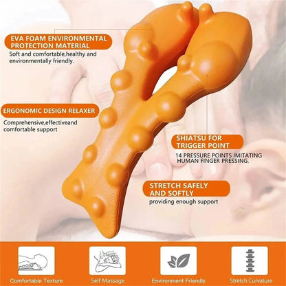Masajeador Cervical de Tracción para Cuello y Hombros