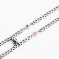 Stainless steel dark luminous fluorescent heart-shaped Beads Bracelet magnetic attraction lovers men and women jewelry wholesale