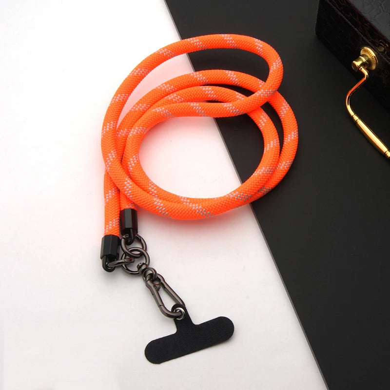 1pc Outdoor Mobile Phone Hanging Rope Crossbody Backable Neck Hanging Strap Durable Phone PLR Lanyard for Mountainous Anti-lost