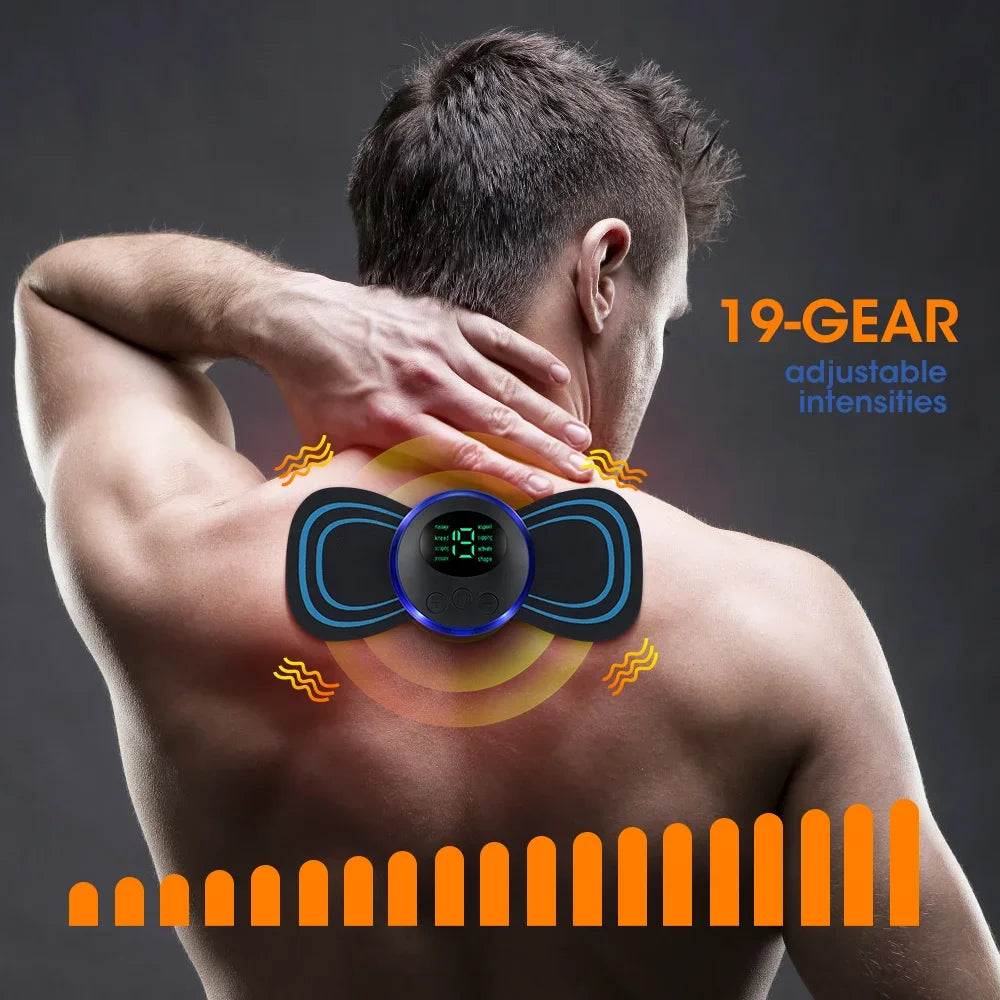 Masajeador EMS de Cuello y Cuerpo con Parches