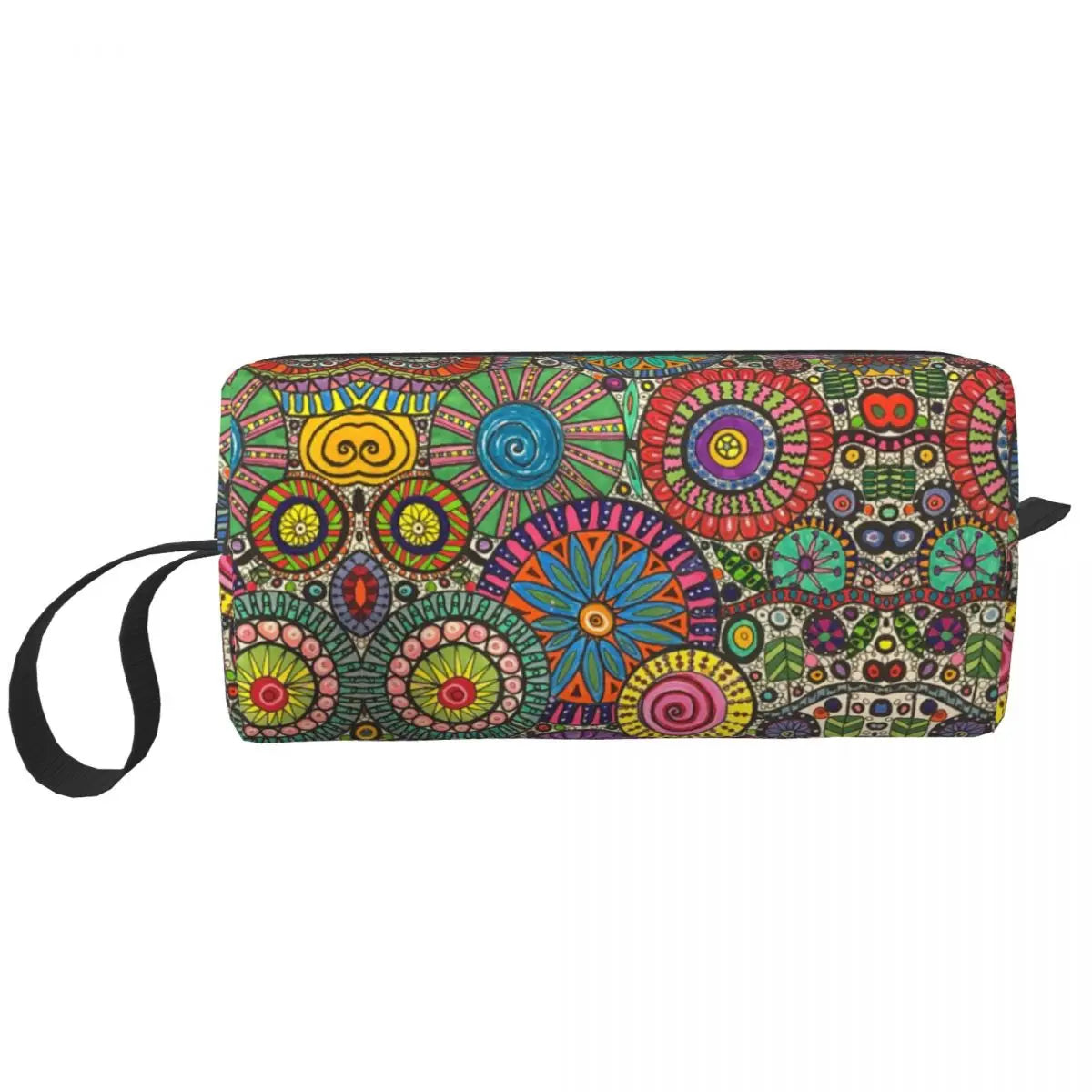 Custom Travel Bingo Balls Toiletry Bag Kawaii Paper Game Makeup Cosmetic Organizer Women Beauty Storage Dopp Kit Box