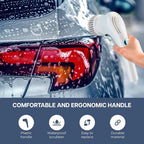 Cepillo eléctrico recargable por Usb para lavar platos, limpiador de fregadero, baño y bañera, depurador giratorio