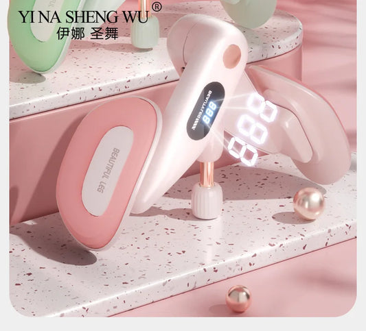 Kegel Exercises Device Thigh Master Adjustable Resistance with Counter Muscle Trainer 360 Degree Rotation for Yoga Floor Muscle