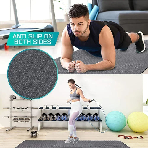 4-20Pcs Puzzle Fitness Mat Eva Interlocking Foam Floor Tiles for Home Gym Home Gym Equipment Mat Non-Slip Floor Mat for Kids