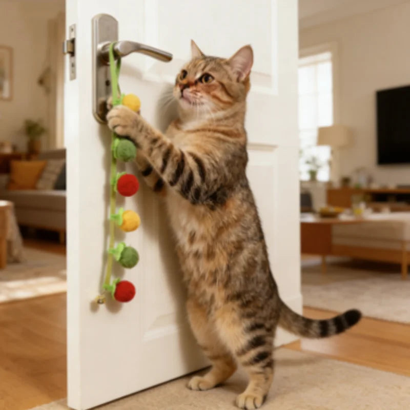 New cat funny cat stick steel wire long pole feather cute cat toy kitten fishing rotating self-pleasure relief pet toy