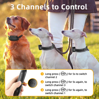 Collar de Entrenamiento para Perros ROJECO PD521 – Control Remoto 1000m, IPX7