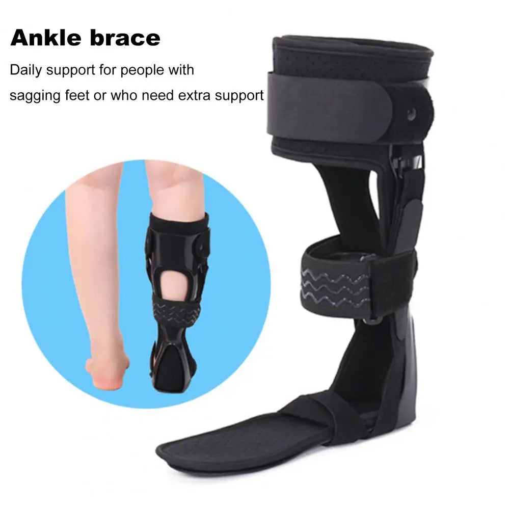 Drop Foot Stabilizer Ankle Brace With Adjustable Strap Soft Lining Wear Resistant Pain Relief Ergonomic Foot Support Brace 발목 지지