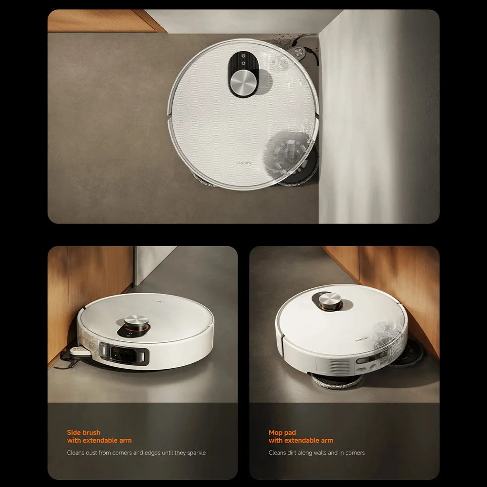 Global version Xiaomi Robot Vacuum 5 Pro（X20+ upgrade）HD video one-way calls AI Three Camera identification 200 kinds of obstacle recognition Raise and lower LDS and clean deepinto low spaces 20000Pa strongest Xiaomi suct