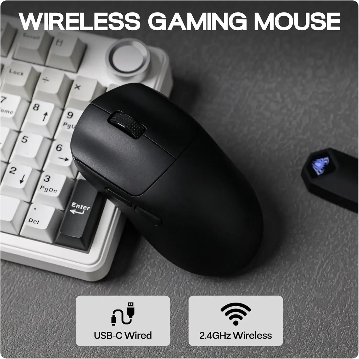 AULA SC800 Gaming Mouse USB-C Wired/2.4G 37g Lightweight 8K Paw3395 Sensor Customized Mice PC E-Sports Gamer Accessories Gifts