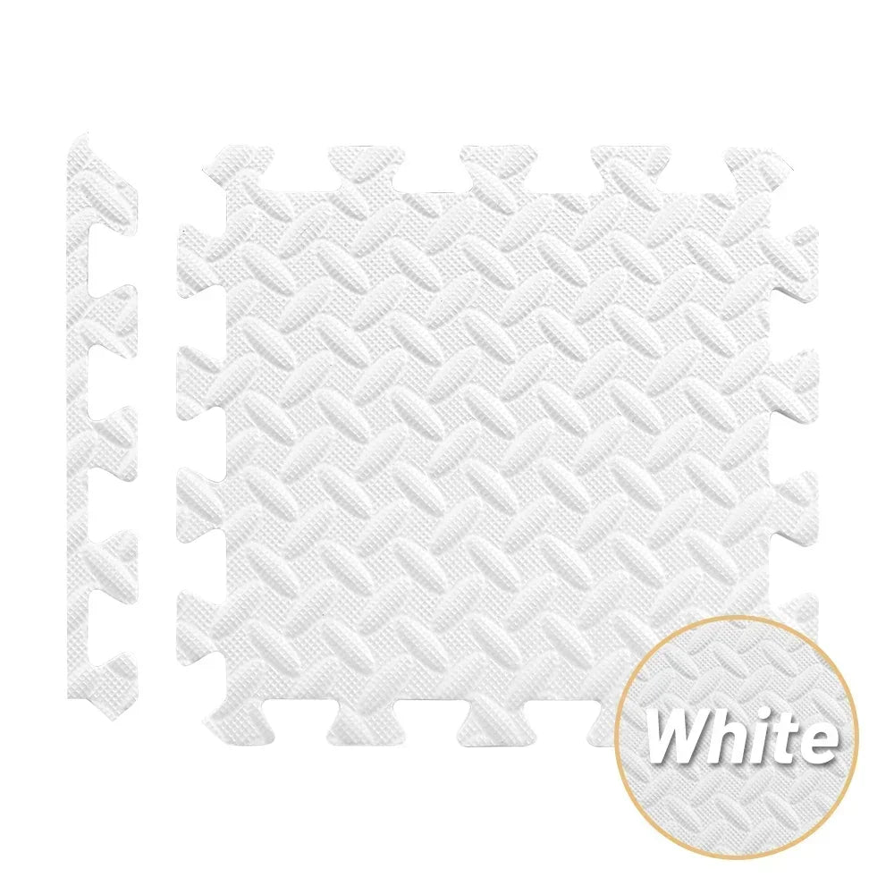 4-20Pcs Puzzle Fitness Mat Eva Interlocking Foam Floor Tiles for Home Gym Home Gym Equipment Mat Non-Slip Floor Mat for Kids