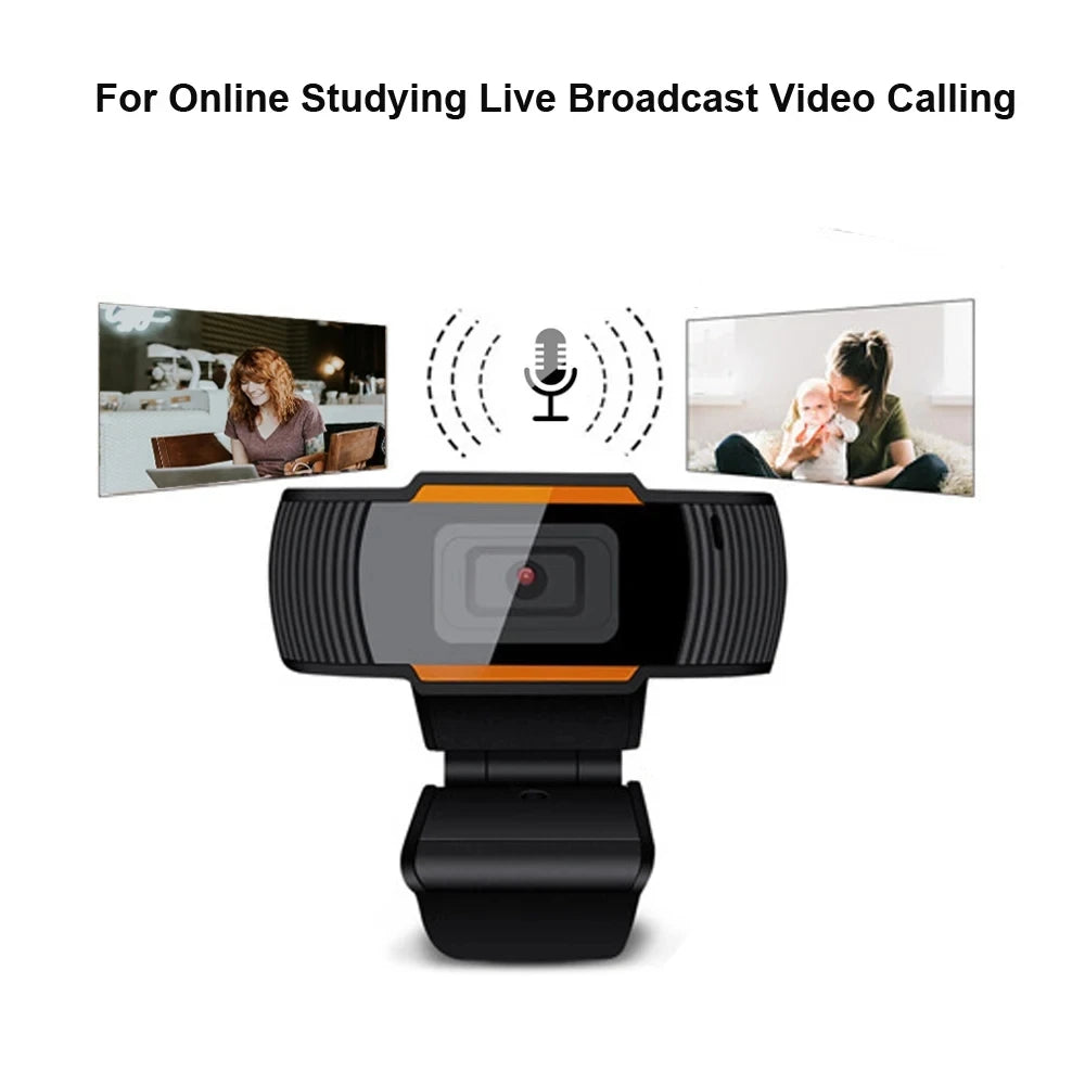 Mini cámara Web HD 480/720/1080P, cámara Web USB con micrófono para PC, ordenador, escritorio, Gamer, Webcast, videollamada, trabajo en conferencia