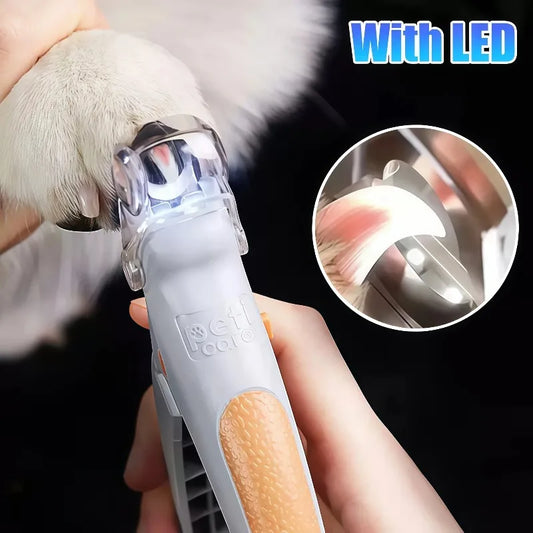 Cortauñas para Mascotas con Luz LED – Gatos, Perros y Conejos