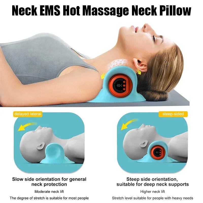 Almohada Masajeadora Eléctrica para Cuello y Cabeza