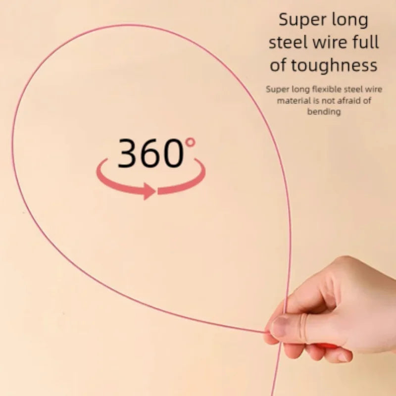 New cat funny cat stick steel wire long pole feather cute cat toy kitten fishing rotating self-pleasure relief pet toy