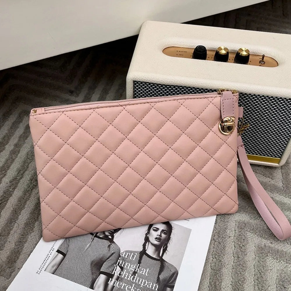 2025 Large Capacity Women Wallet PU Diamond Embroidery Lady Clutch Mobile Phone Bag Women Handbag