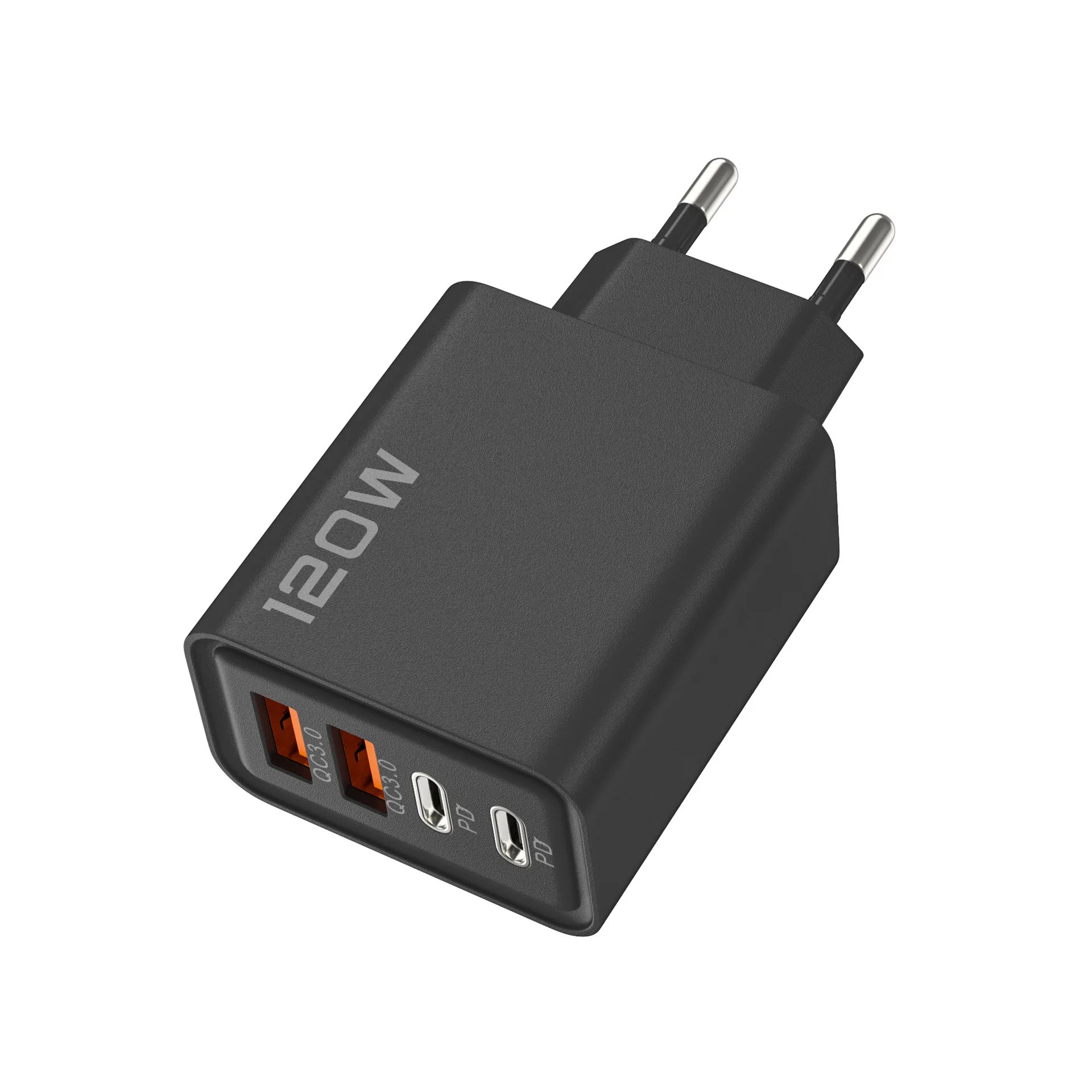 Total 120W Fast Charger Type C Quick Charge 3.0 USB Charger Adapter For iPhone Samsung Xiaomi PD USB Charger Fast Charging Plug