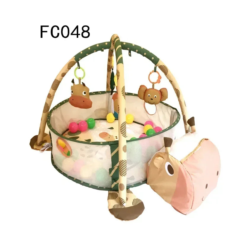 3 In 1 Mat For Children Turtle Educational Mat Crawling Blanket Infant Play Rug Kids Soft Activity Mat Gym Baby Tapete Infantil