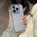 Translucent Bright Color Phone Case For iPhone 16 15 14 Plus 13 12 11 Pro Max Clear Matte Soft Silicone Shockproof Rubber Cover