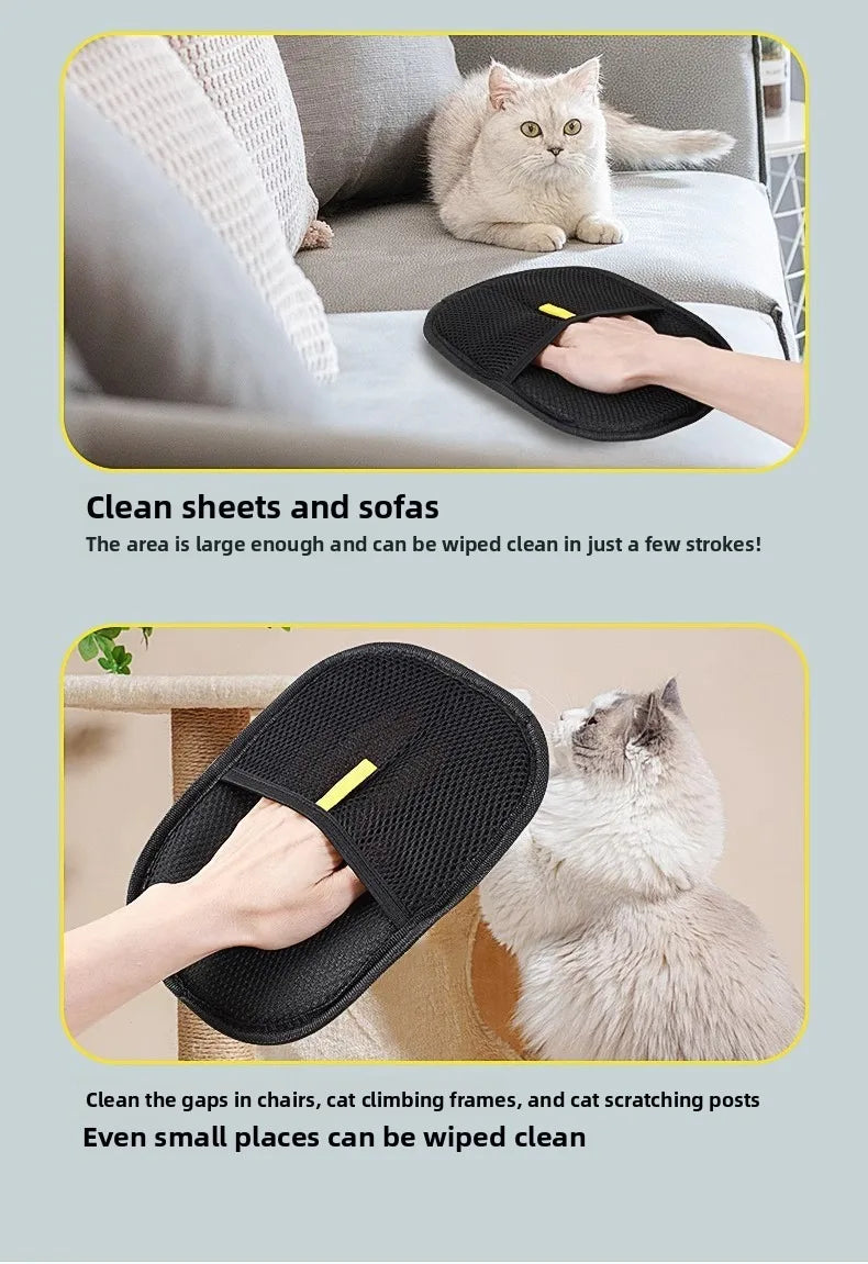 Pet Hair Removal Gloves, Cat hair, Dog Hair Brush, Hair Remover, Household Carpet, Sofa, adhesive Hair Gloves, Cleaning Brush