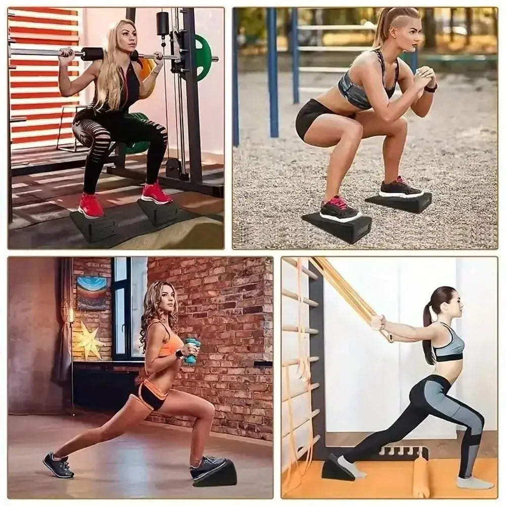 Adjustable Foam Calf Stretchers Incline Slant Board Squat Wedge Block For Fasciitis Physical Therapy Equipment