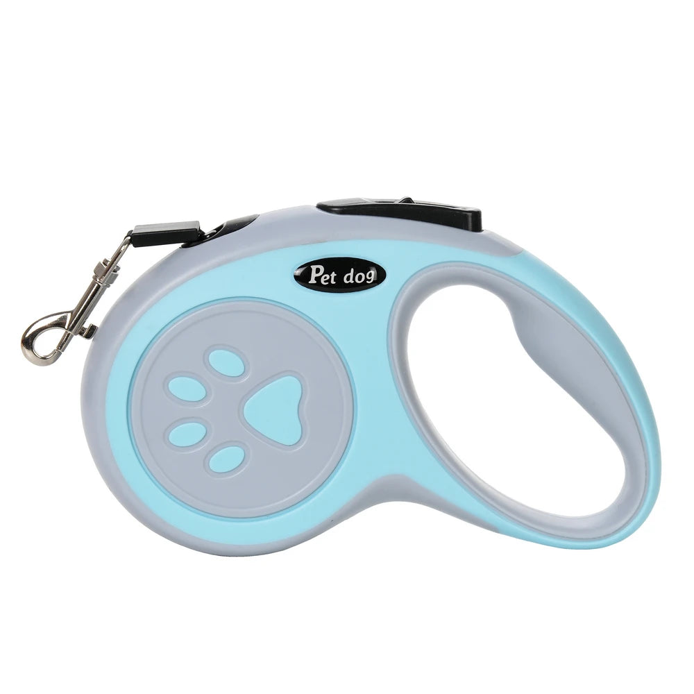 Retractable Dog Leash 3M/5M Pet Walking Lead One-Button Lock Non-Slip Handle for Small Dogs Cats Training Hiking Puppy Supplies