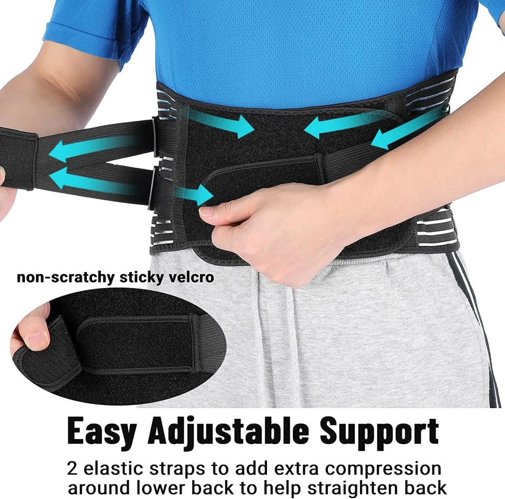 Back Lumbar Support Belt Waist Orthopedic Brace Posture  Men Women Corset Spine Decompression Waist Trainer Pain Relief