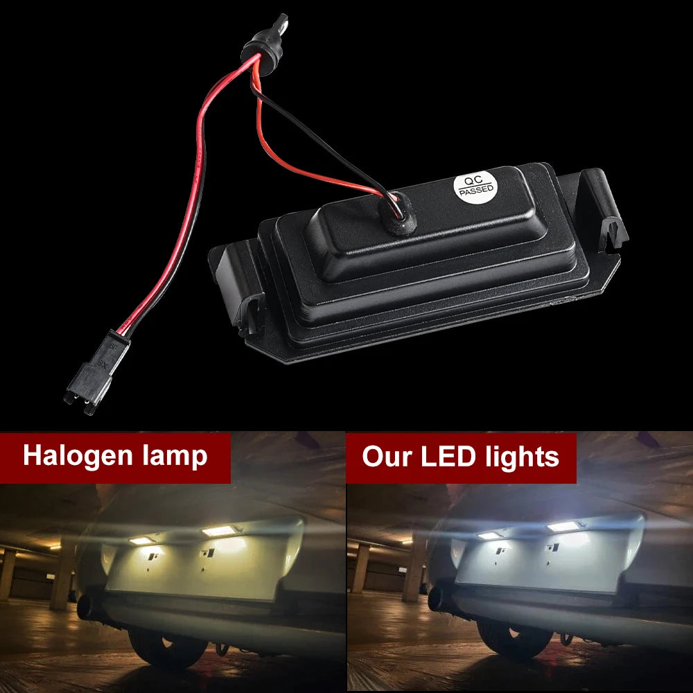 For Hyundai i20 XG30 Terracan HP license plate lights Suitable For Kia Picanto TA white LED car waterproof license plate lights